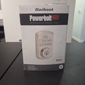 Kwikset Powerbolt 250 Keypad Deadbolt Electronic Satin Nickel 992500-002